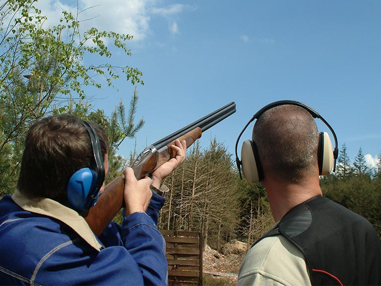 Fluoro Orange Clay Pigeon